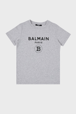 Balmain Çocuk T Shirt 6m8701 Mx030 905ne Gri Gri