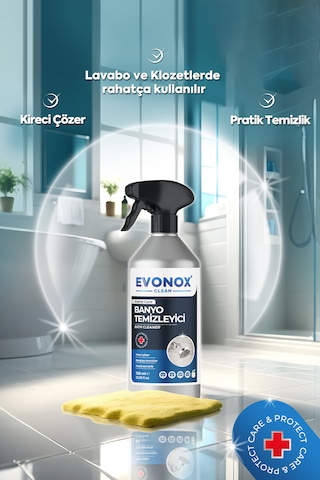 Clean Ultra Güçlü Banyo Temizleyici Ve Kireç Çözücü Okyanus Kokulu Sprey 750 Ml Tekli