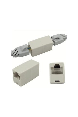 2adet Rj45 Cat5 Cat6 Cat7 Cat8 Ethernet Internet Kablosu Uzatıcısı Dişi Dişi Birleştirici Ara Aparat