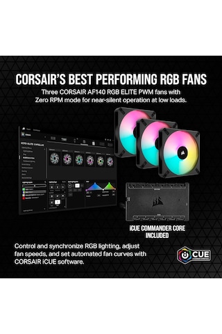 Corsaır Icue H170ı Elıte Capellıx Xt 420mm Cw-9060071-ww Rgb Sıvı Siyah Işlemci Soğutucusu