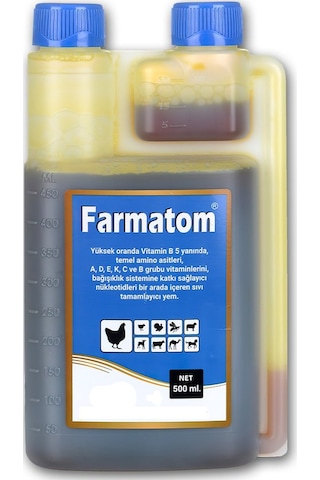 Munich Vet Farmatom Kanatlı Hayvanlar İçin Vitamin Desteği 500 ML