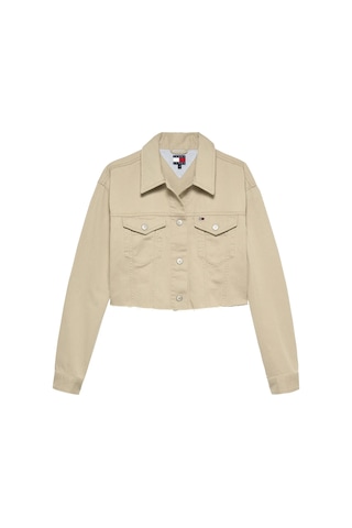 Tommy Hilfiger Tjw Flag Trucker Jac, Rbv Bej Kadın Kot Ceket