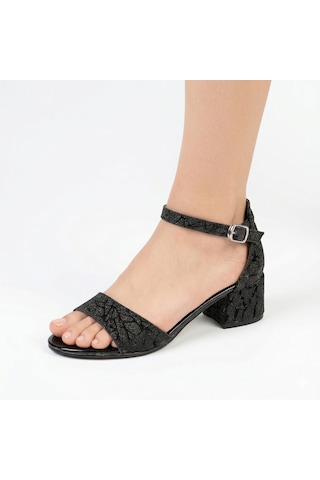 Pico Kids Arz Simli 4 Cm Kız Çocuk Topuklu Sandalet Abiye Ayakkabı Altın