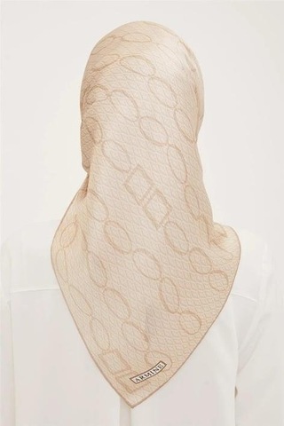 Armine İpek Eşarp Nostalji - 8925-39 Soft Bej Sura Soft Bej