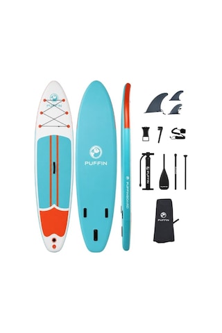 Savaboards Puffin Paddle Board Şişme Stand Up Paddle Board Sup Seti 335x86x15 Cm Başlangıç Ve Orta Seviye Deniz, Göl Ve Akarsu Kullanımı
