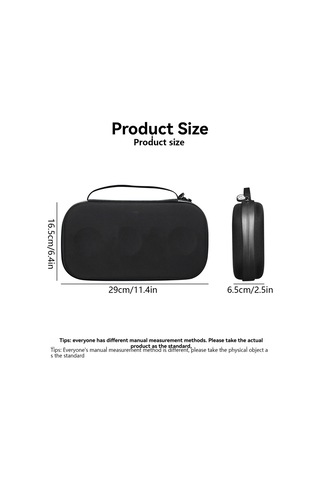 Skycity Stetoskop Korumalı Çantası - Eva Materyal, Şok Ve Su Geçirmez, Sert Kasa Tasarımı, Kol Saati Ve Aksesuar İçin Mesh Cep, Kol Grifi İle Taşınabilir Siyah