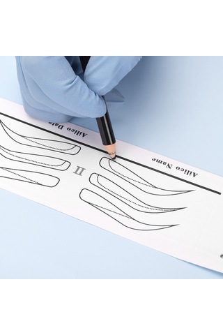 Wezone Başlangıçcılar İçin Taşınabilir 6 Adet Kaş Kalıbı Seti - Çizgi Uygulaması, Farklı Teknikler Ve Ayırmalı Halka