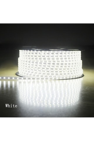 120 Ledli Hortum Led 220 Volt Su Geçirmez Fiş Dahil 5 Metre Beyaz