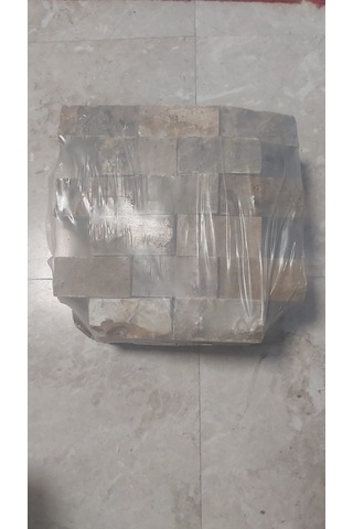 Delta Stone Collections Gri Traverten Patlatma Taş 4.8 x 10 CM