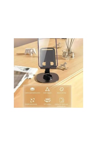 Atd-02 Metalik 360 Ayarlanabilir Telefon & Tablet Tutucu Stand