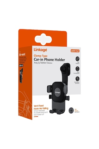 Lkh-42 360 Ayarlanabilir Havalandırma İçin Araç İçi Telefon Tutucu