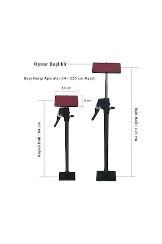 Kapı Mobilya Montaj Gergi Aparatı 64-115 Cm Ayarlı