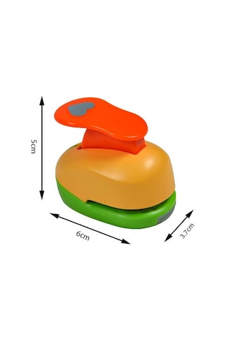 Kamei Şekilli Delgeç Kalp 1.3 Cm Km8805 Çok Renkli