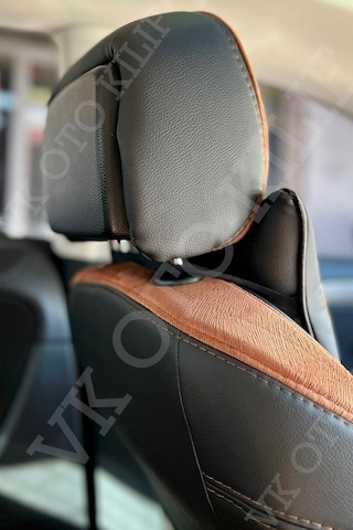 Vk Auto Volkswagen Passat Cc Araca Özel Koltuk Kılıf Kahve-siyah