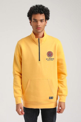 New World Polo Hardal Slim Fit Half-zip Sweatshirt 23fwm64064-hardal Hardal