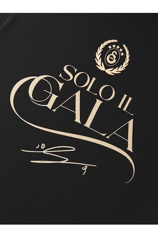 Gsstore Galatasaray Solo Il Gala Erkek T-shirt E251550 Siyah
