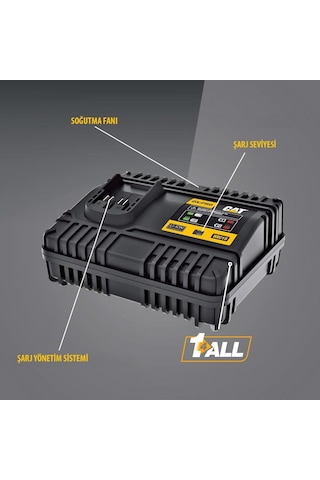 Cat Dxc15 18volt Li-ion One For All Profesyonel Hızlı Akü Şarj Cihazı