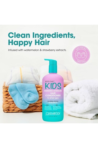 Giovanni Eco Chic Kids Besleyici Ve Dolaşıklık Açıcı Çocuk Saç Kremi 487ml