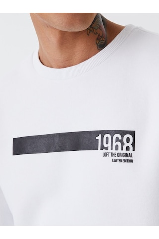 LOFT Regular Fit Erkek Sweatshirt Lf2030835 Q1.v1 Beyaz