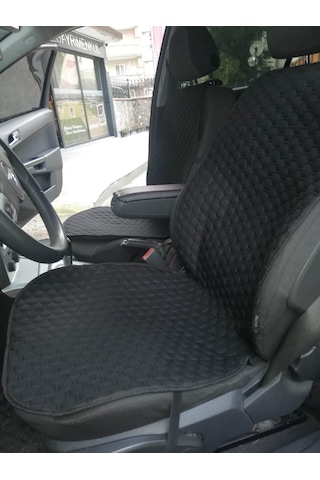 Siyah Oto Koltuk Kılıfı Sırt Destekli Minder Classe Elegance Ön İkili +arka Oturma Set Siyah