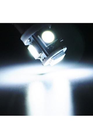 Led Ampul Dipsiz T10-5smd Beyaz 2'li Set 24v