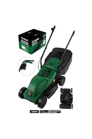 Assur 3109 1200W 30 L Toplama Torbalı Elektrikli Çim Biçme Makinesi