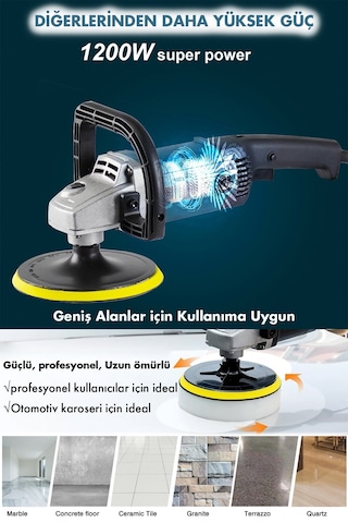Assur ASR406-02-07 180 MM Pasta Cila Polisaj Zımpara Sarı