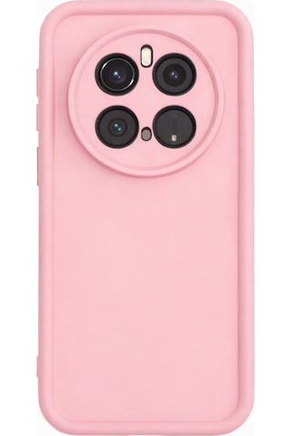 Honor Magic 7 Pro Uyumlu Kamera Çıkıntılı Mat Silikon Telefon Kılıfı Pembe