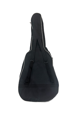 Smiger Akustik Gitar Kılıfı Pedli Beyaz Fitilli