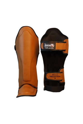 Dragondo 40714-l Obsolete Hakiki Deri Kaval Ayak Koruyucu Kick Boks Kaval Koruyucu Kahverengi