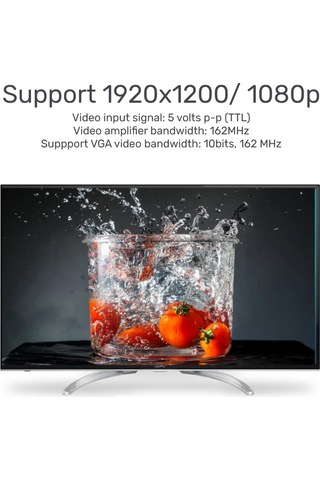 Unıtek Hdmı To Vga Ses Destekli 1080p Y-6333