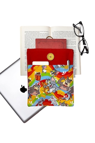 Kitap Kılıfı /tablet Kılıfı/çok Amaçlı Kılıf Kedi Ve Fare