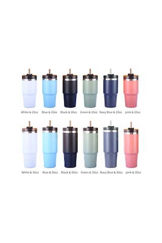 Hangfox 304 Çelik Isı Saklama Bardak 30oz Beyaz: 6-12 Saat Sıcak/soğuk Tutar, Pipetli Kapağıyla Araç, Kamp Ve Günlük Kullanım