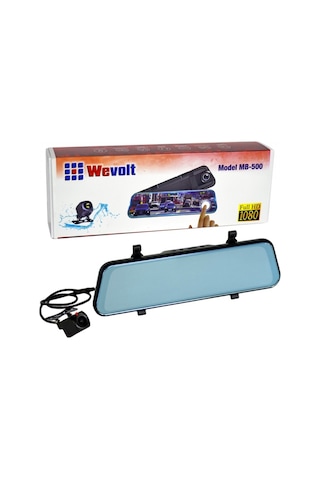 NYF Wevolt DVR Kayıt Cihazı 10 inç Dikiz Ayna Ekranlı Çift Kamera