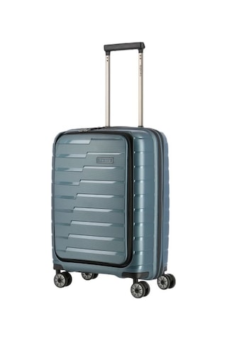 Travelite Ön Cepli Air Base Trolley S Kabin Boy Valiz Mavi