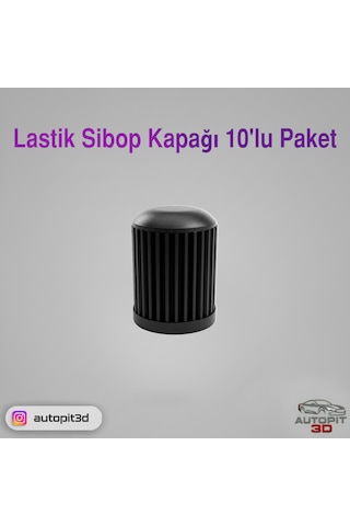 Lastik Subap Kapağı 10 Lu Paket