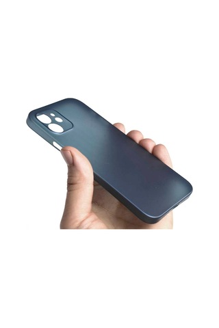 Apple Uyumlu iPhone 12 Kılıf Zore 1.Kalite Pp Silikon-Yeşil
