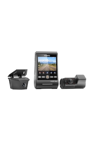 Viofo A229 Ultra 3 Kameralı Ön+iç+arka Dış Su Geçirmez 4k+4k+1080p Sony Starvis 2 Sensörlü Hdr Wi-fi 6 Gps'li Araç Kamerası