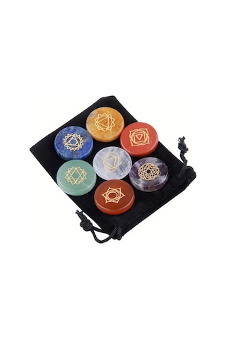 Willowhaven 7 Çakra Taşı Seti, El Yapımı Dekoratif Reiki Kristalleri, Sevgili Ve Noel Hediyesi