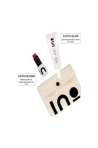 Catch Bloom Pocket Lip Cheek Stick Peony + Catch Glow: Pink Quartz