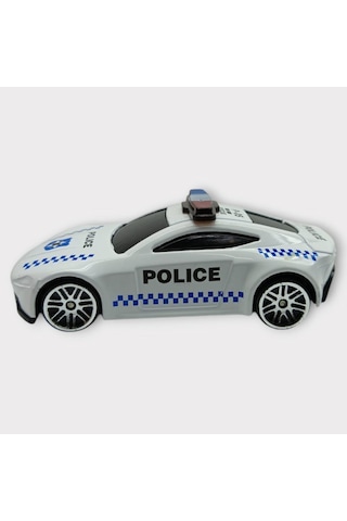 Metal Mini Polis Arabası 8 Cm - Polis - 5