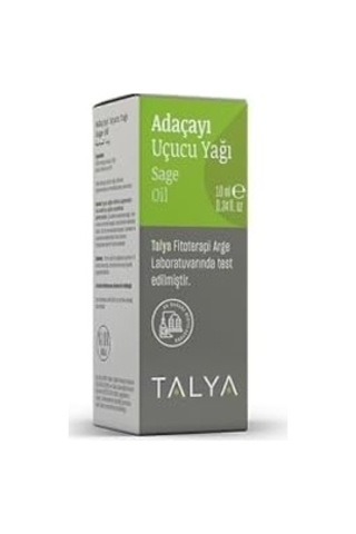 Adaçayı Uçucu Yağı,%100 Saf Ve Doğal, 10 Ml 0.3 ML