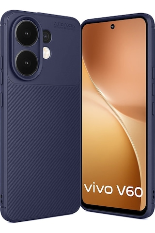 Newface Vivo V60 5g Auto Focus Karbon Kapak Glblseme - 31 - Lacivert
