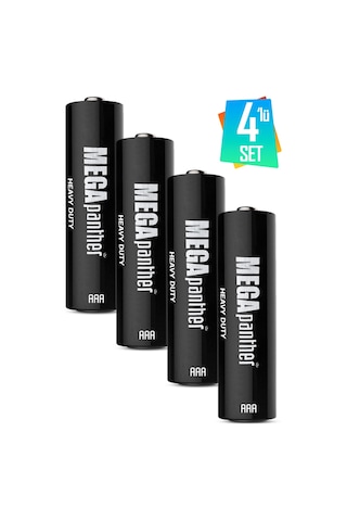 4lü Aaa R03 İnce Kalem Pil Kumanda Pili Zn-c 1.5v