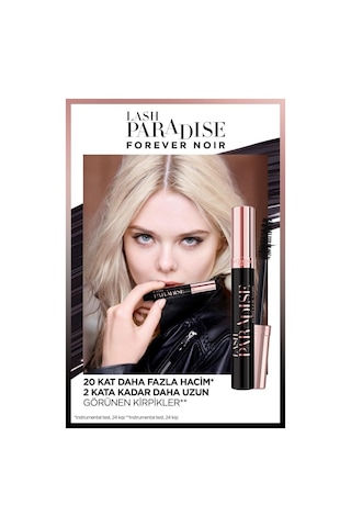 L'Oréal Paris Lash Paradise Forever Noir Maskara