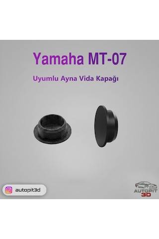 Yamaha Mt-07 Uyumlu Ayna Vida Kapağı 2 Adet