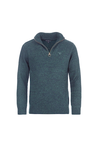 Barbour Essential Lambswool Half Zip Kazak Gn95 Seaweed Gn95 Seaweed