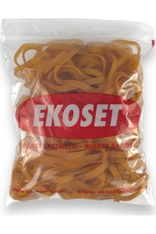 Ekoset 22 CM Büyük Boy Paket Lastiği 40 Adet 220 x 5 MM