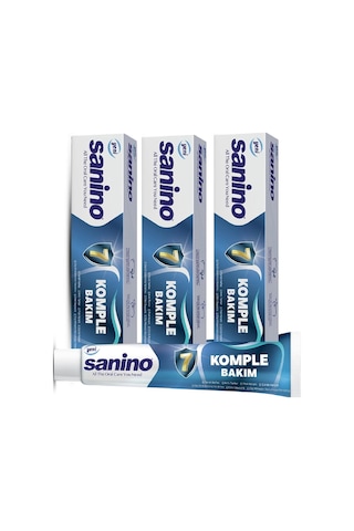 Sanino Komple Bakım Diş Macunu 3 x 75 ML