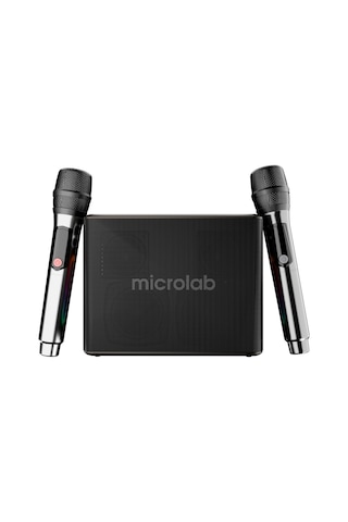 Mıcrolab M60 Vega, 100w, Taşınabilir, Bt/usb/aux/tf/type-c, Rgb Işıklı, 15000mah Batarya, 2adet Mikr